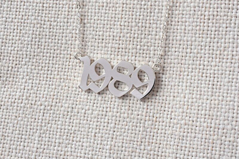 Personalized year necklace FM 235-3