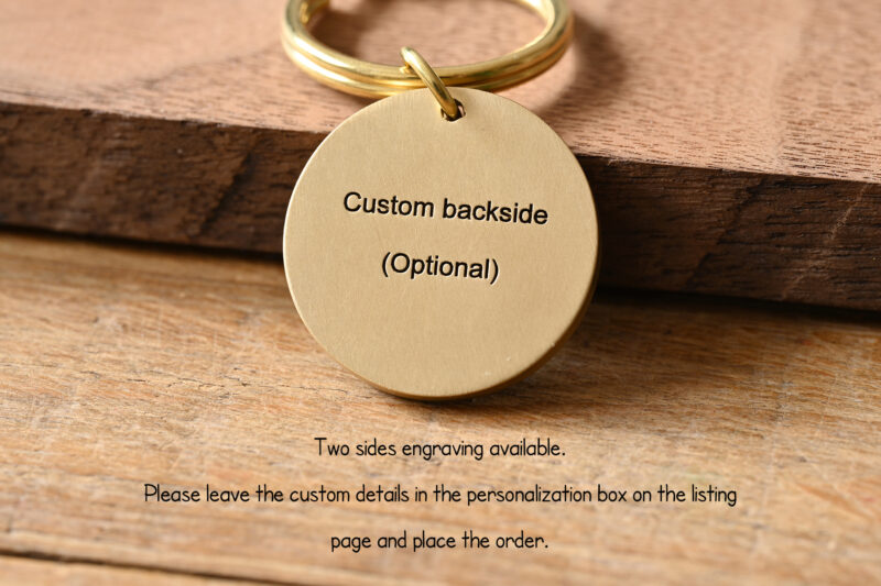 Bible Scripture Keychain 6 Two Sides Engraving
