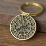 Nordic Compass Viking Compass Keychain 4
